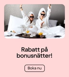 Rabatt på bonusnätter