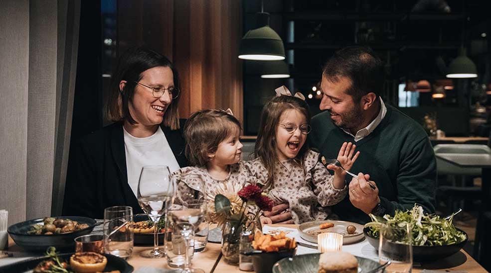 Middagspaket – en mysig hotellpaus med god mat för hela familjen