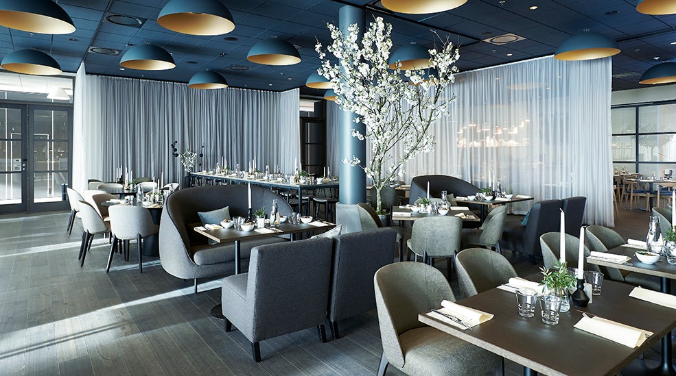 Avslappnande sittdel i Brasserie X